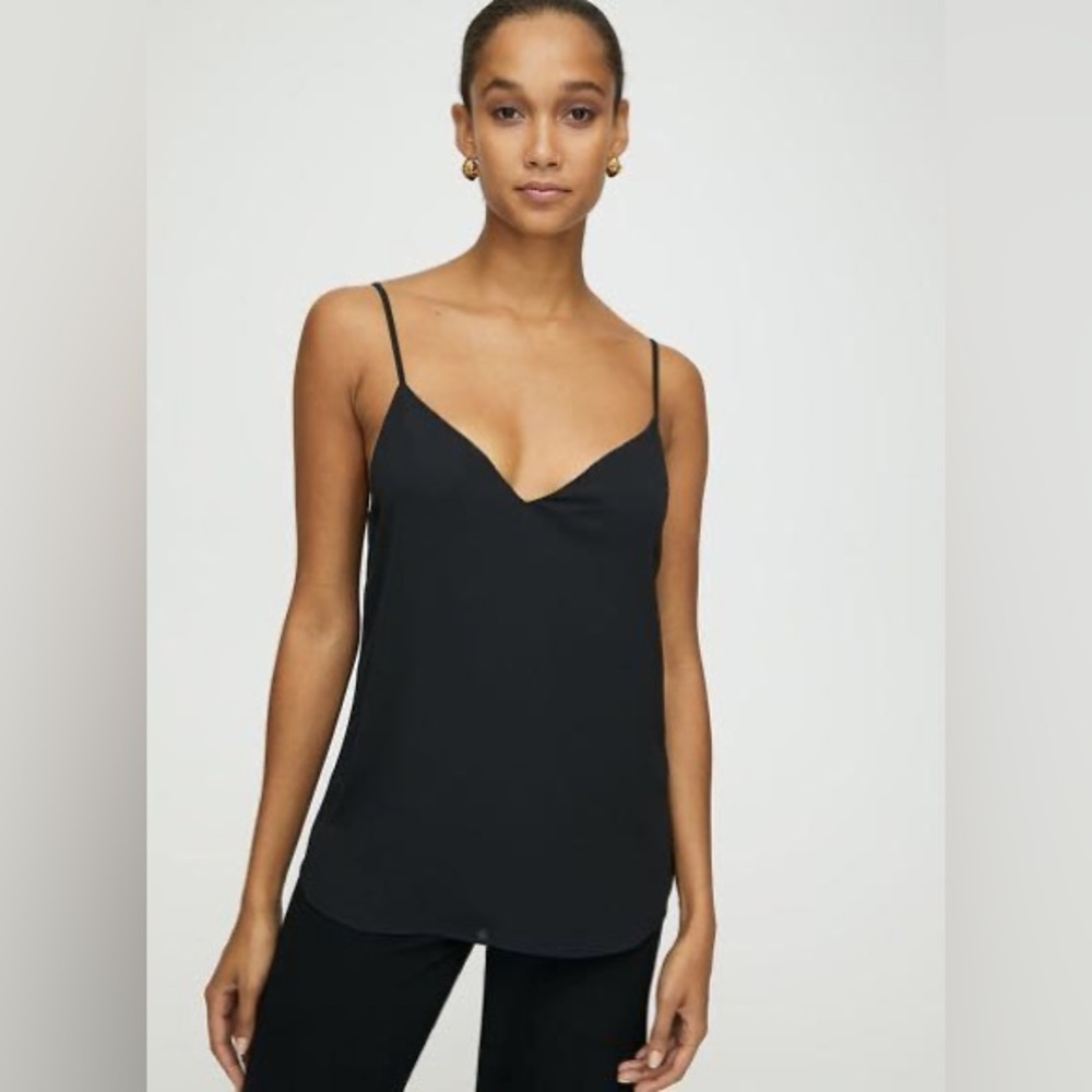 Aritzia x Babaton Tank Everly Camisole Flowy Matte V-Neck Tank Top